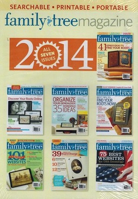 Family Tree Magazine 2014 Collection CD 7 Issues