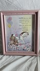 VTG Home Interiors Gifts picture Ava Freeman rocking horse teddy bear God bless  — photo 1