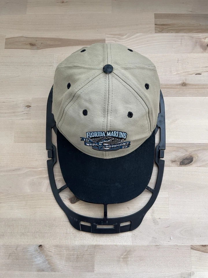 Gorra de colección de los Florida Marlins 1997 campeones del mundo Snapback Miami Foto 3 de 4
