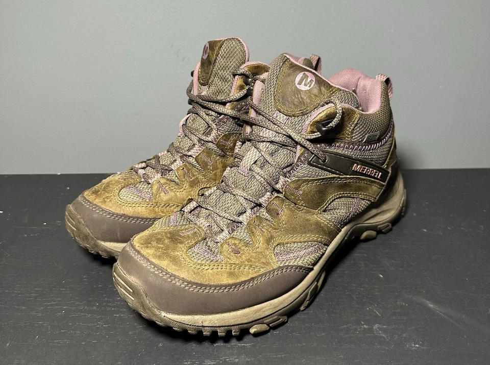 Merrell Brindle J48322 Talla 9 Dry Select Grip Senderismo Trail Zapatos Púrpura-Mujer Foto 2 de 4