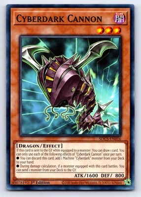 Cyberdark Cannon Common Structure Deck: Cyber Strike SDCS-EN016 LP