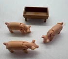 Playmobil  Piglets  & Through Vintage Farm Animals
