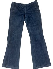 Z Cavaricci Wide Leg Jeans Womens Dark Wash Y2K Vintage Size 8
