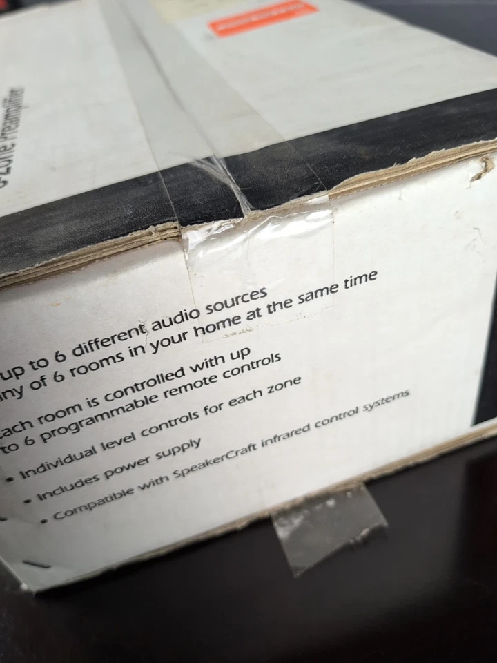 SpeakerCraft Eazy6 Easy 6-Zone PreAmplifier Brand New In Sealed Box NIB NOS  - Image 3 of 4