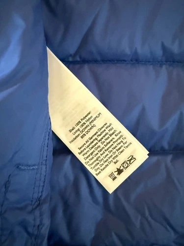 Eddie Bauer Mens CirrusLite Down Puffer Jacket Small NWT Atlantic Blue EB650 image 8
