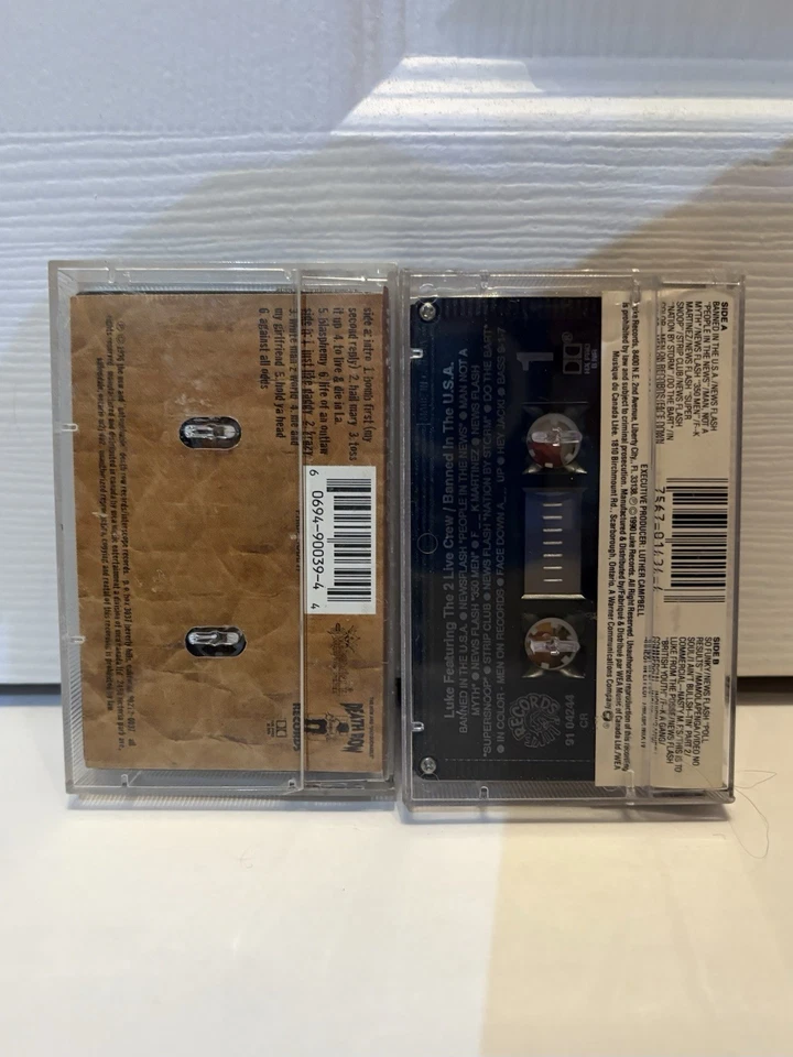 Makaveli (2Pac) - The Don Killuminati Cassette Tape + The Luke LP W/ 2 Live Crew - Image 2 of 4