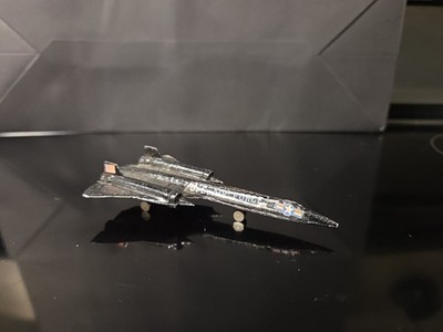 Zee Toys Dyna-Flite N127 US Air Force Lockheed SR-71 Blackbird Jet Diecast Plane