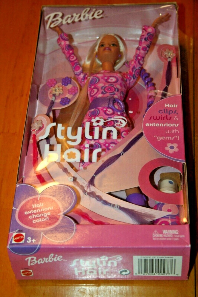 VERY RARE 2002 Stylin Hair Barbie Doll-New in Box | eBay