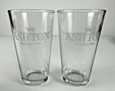Ashton Cigars Pint Glasses, Set of 2