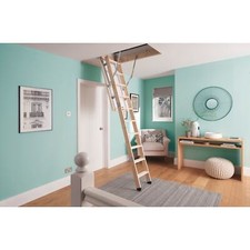 Youngman 3 Section Loft Ladder Access Kit Spring Assisted & Slip Resistant