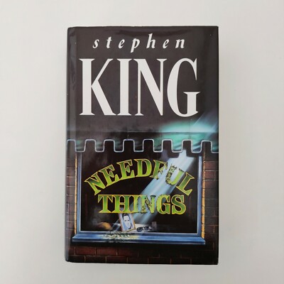 RARE Possible Misprint Stephen King Needful Things Book 1992 Vintage UK Hardback