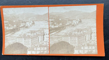FRANCE: NICE- LE PAILLON Tirage  Albuminé ca.1870 STÉRÉO