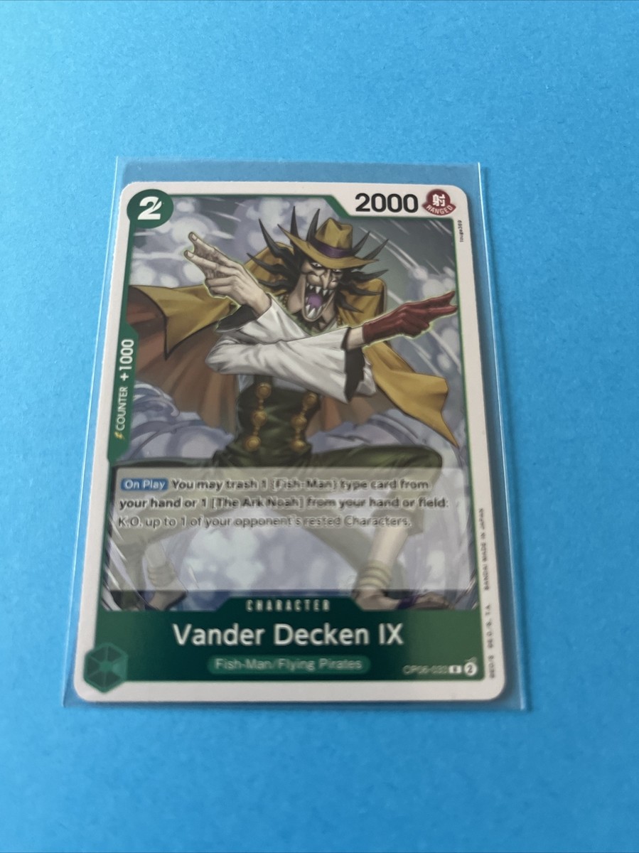 Vander Decken IX OP06-033 R - One Piece Card Game - Wings of