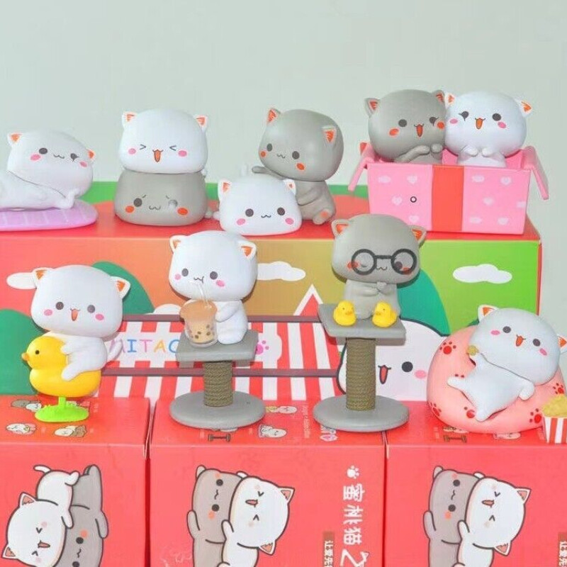 Season2 Peach and Goma MITAO-CAT Sweet Lovely Figure Art Toy