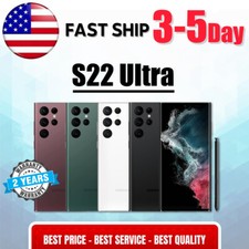 NEW SEALED SAMSUNG GALAXY S22 ULTRA 5G 512GB-128GB FACTORY UNLOCKED GSM CDMA