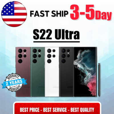 NEW SEALED SAMSUNG GALAXY S22 ULTRA 5G 512GB-128GB FACTORY UNLOCKED GSM CDMA