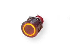 Ultra Panel Marine Red ON/OFF Light Up Push Button Switch 15A 12V UP-PBON1512