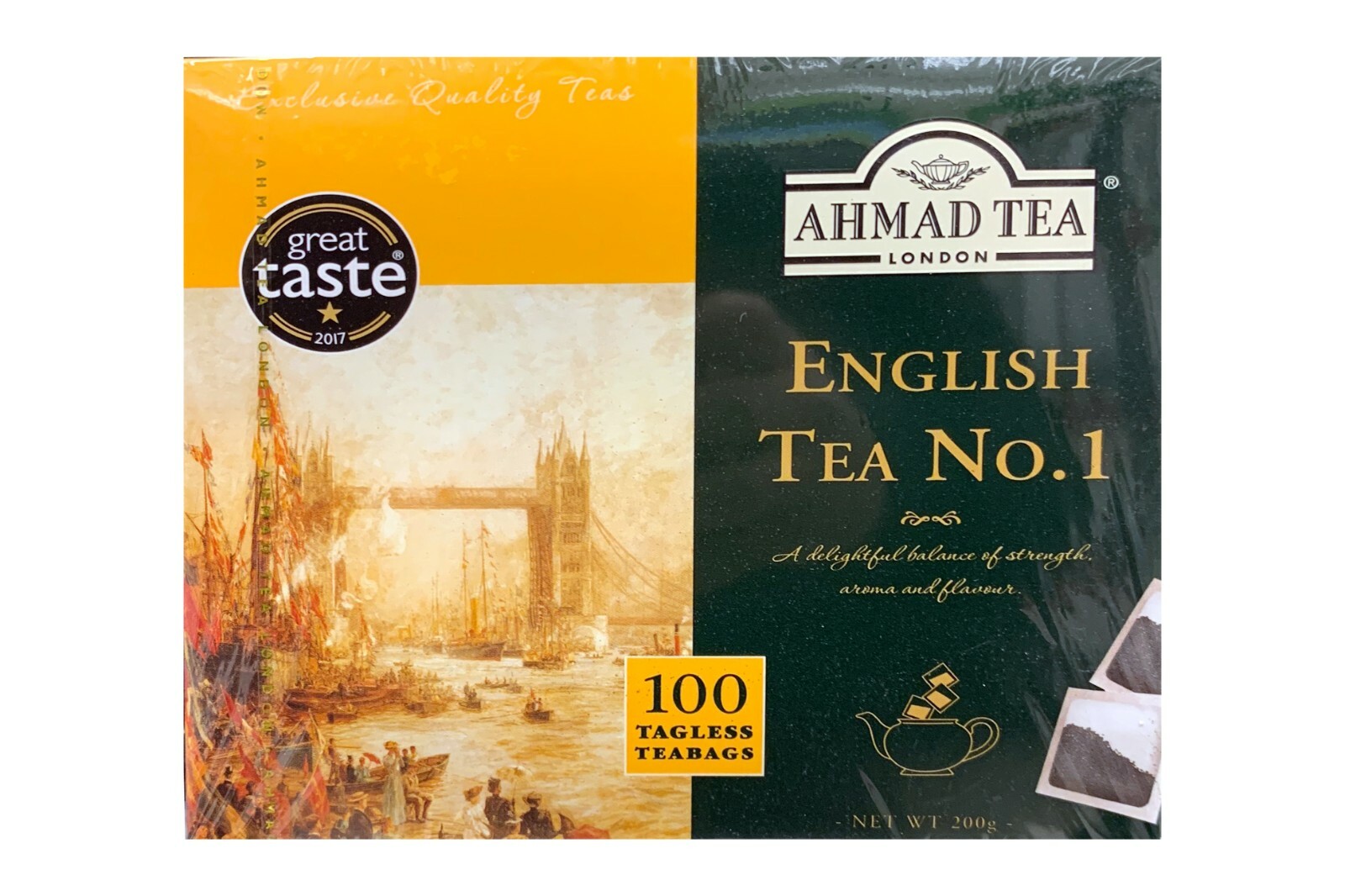 London English Tea No.1, Great Taste 100 Bags 7.0oz.