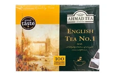 200g. Ahmad Tea London English Tea No.1, Great Taste 100 Bags 7.0oz.