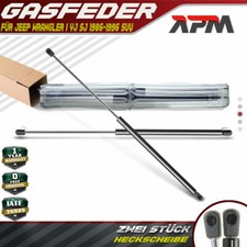 2x Gasfeder Heckscheibe Dämpfer 643mm 210N für Jeep Wrangler SJ YJ 1986-1996