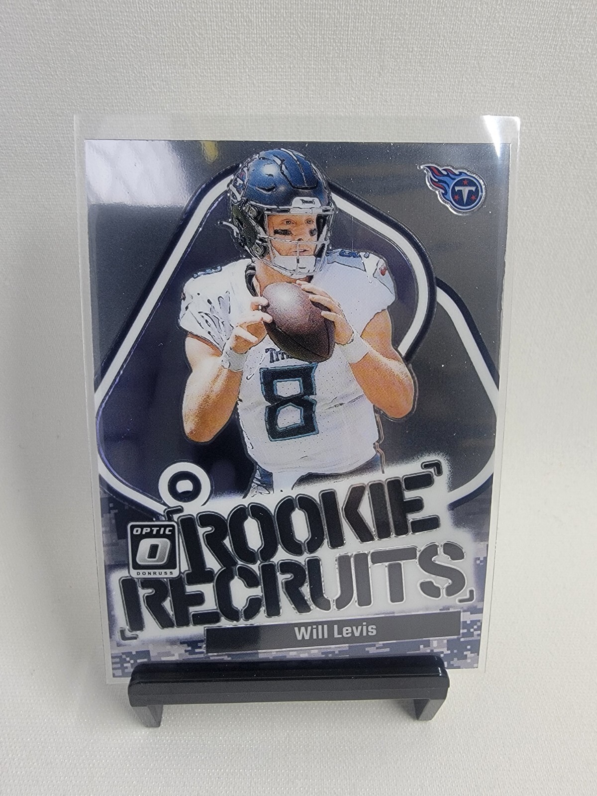 WILL LEVIS 2023 Panini Donruss Optic Rookie Recruits #19 RC Titans