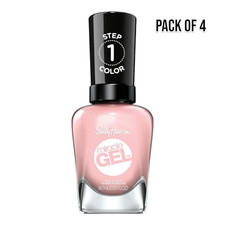 New Sally Hansen Miracle Gel Nail Polish, Shade Regal Rosé 238 (PACK OF 4)