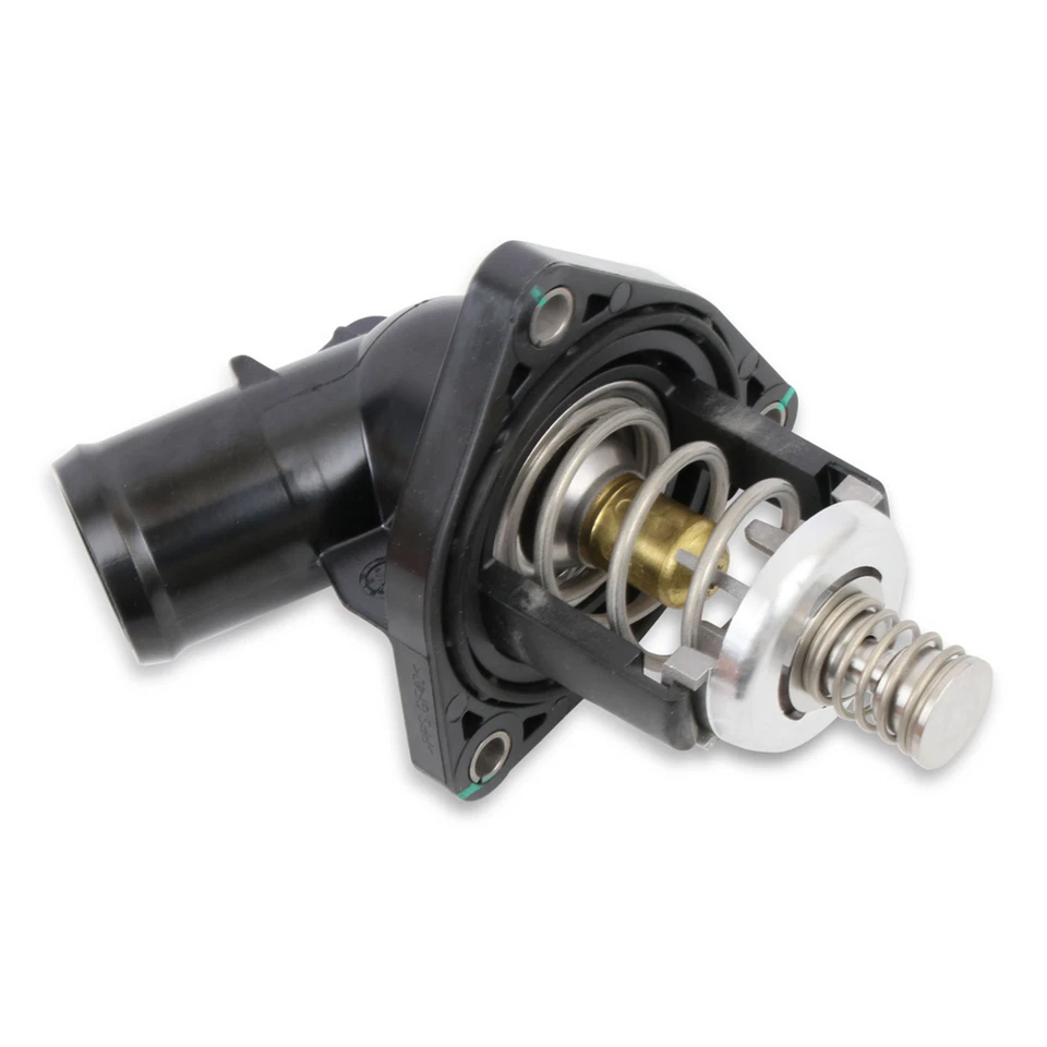 Holley Replacement Thermostat & Housing, Straight, 35.4 mm / 1.4" Inlet, 1.5" OD - Image 2 of 4