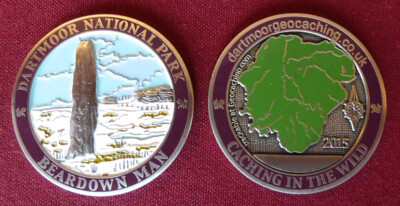 The 2015 Limited Edition Dartmoor Geocoin - Limitierter Restbestand