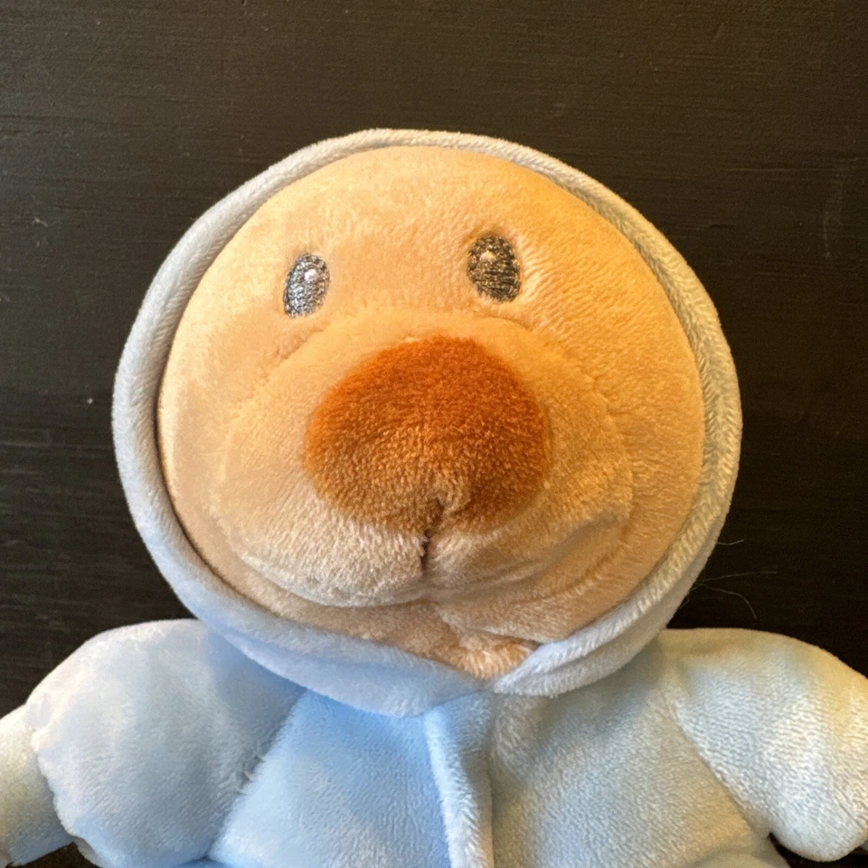 Ty Blue PJ Bear 7" Plush Stuffed Animal Baby Toy - Image 2 of 4