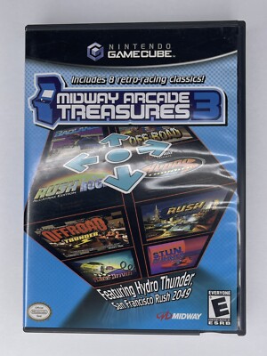 Midway Arcade Treasures 3 Nintendo Gamecube CIB Complete In Box W/ Manual Tested
