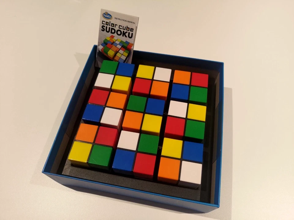 Color Cube Sudoku Board Game - Thinkfun - Like New - Image 4 of 4