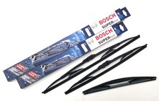 Front & Rear Window Windscreen Wiper Blades Fit's Ford KA MK2 Bosch (PE1422)'