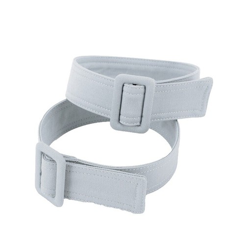 5 Cinghie / Cinturini Bianchi Con Fibbia - Larghezza 20mm, Lunghezza 300mm