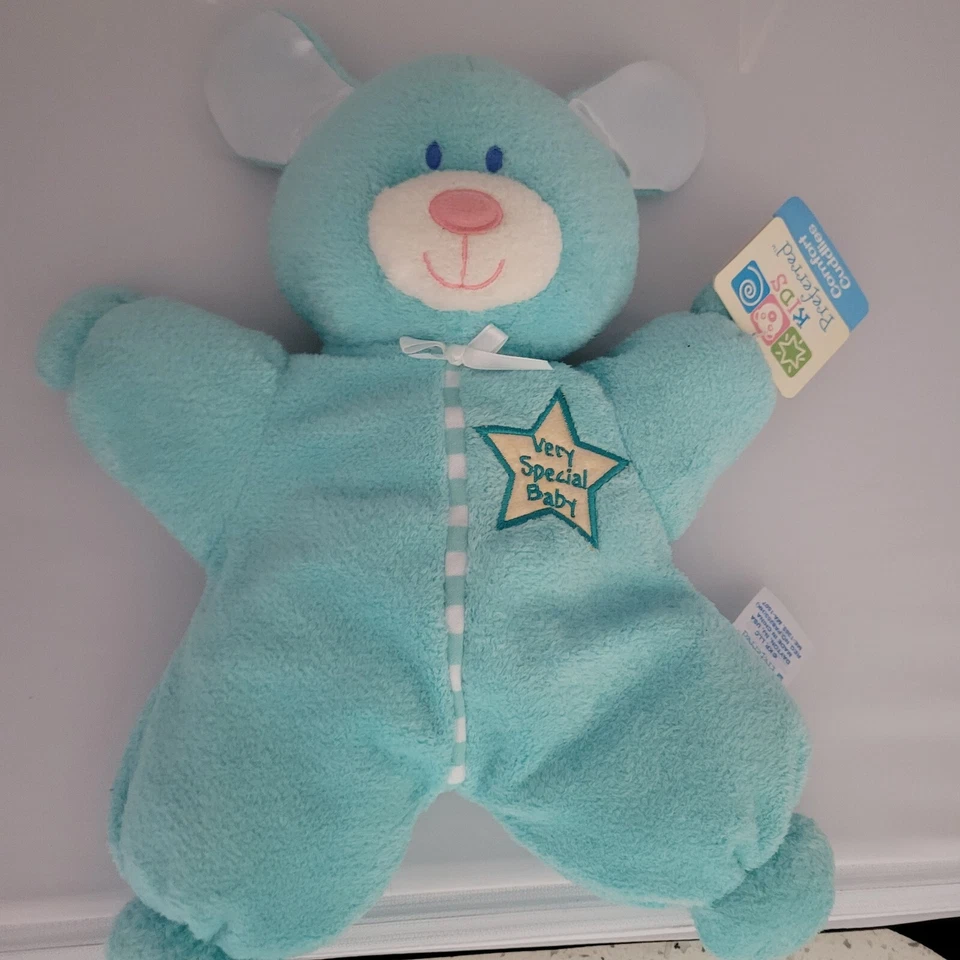 New Kids Preferred Plush Terry Cloth Blue Star Very Special Baby Lovey - Image 3 of 4