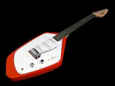 Custom 6 Strings VOX Mark V Teardrop Phantom Solid Body Red Electric Guitar