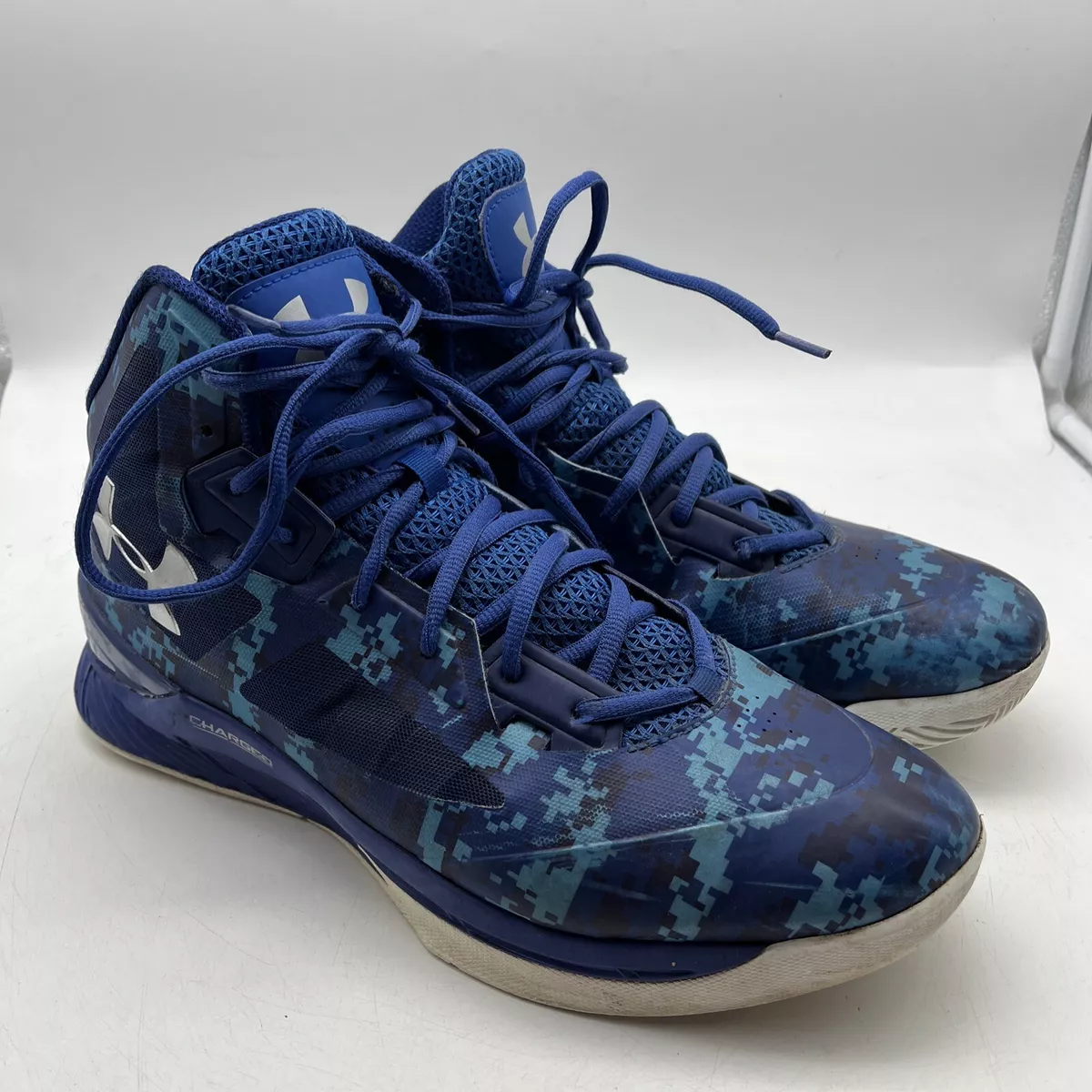 Camo under armour on sale basketball shoes