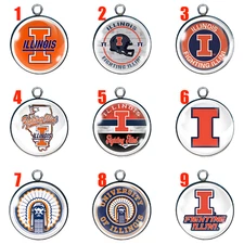 Illinois Fighting Illini Charms