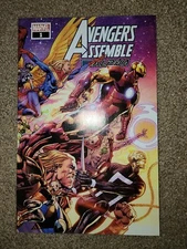 Avengers Assemble Alpha 1 One Shot Cover A Regular Bryan Hitch Wraparound NM