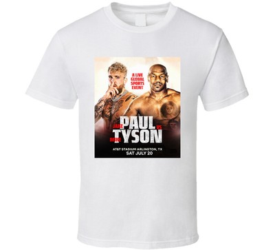 Jake Paul Vs Mike Tyson Boxing Fan T Shirt