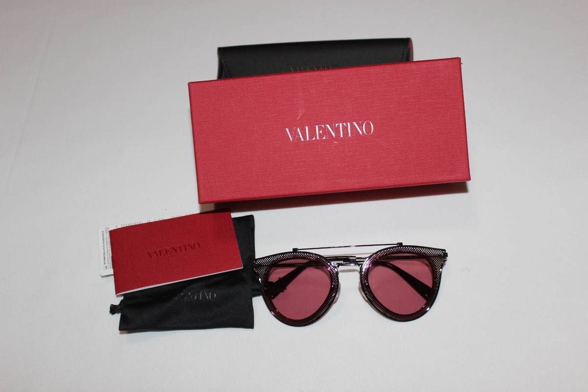 VALENTINO 53mm Solid Cat Eye Sunglasses Valentino V-Goldcut I cat-eye sunglasses Valentino main image 2