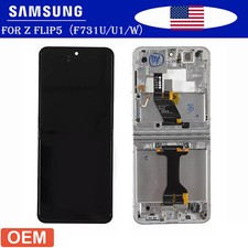 NEW OLED For Samsung Galaxy Z Flip5 F731U/U1/W Display Screen Replacement White
