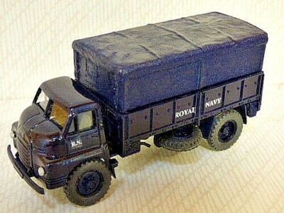 Promod Built Trucks 1/50th Scale Bedford RL 4x4 GS Lorry Royal Navy dark blue