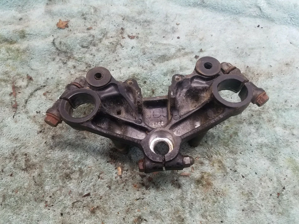 Suzuki GS450TX GS450 TX 1983 soporte de abrazadera de árbol triple superior  Foto 2 de 3