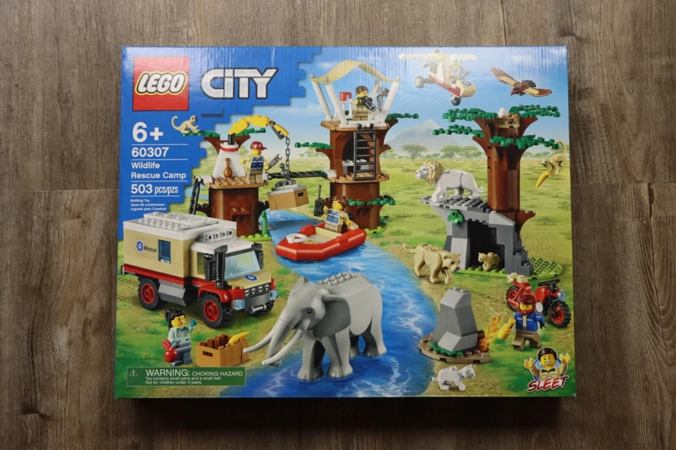 LEGO® City 60307 лагерь спасения дикой природы совершенно новый! Белый лев слон детеныш стервятника - Изображение 3 из 4