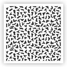 Pattern 33 Stencil - Choose a Size - Laser-Cut Reusable Plastic