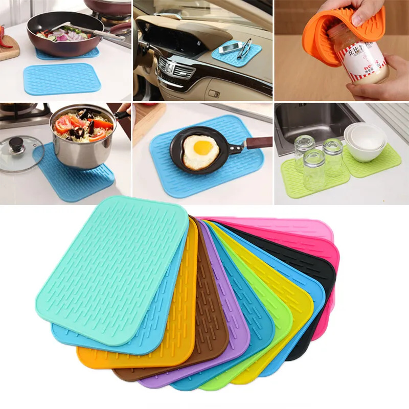 Round Silicone Pot Holders Heat Resistant Trivet Mat - China Table Silicone  Mat, Heat Resistant