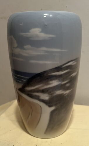 Jarrón gaviota vintage Royal Copenhagen 2442/237 porcelana 7 1/2" Dinamarca - Imagen 3 de 7