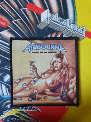 Airbourne Patch Hard Rock Krokus Battle Jacket 666