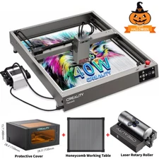 Creality Falcon2 Powerful 40W Laser Engraver+Rotary Roller+Protective Cover