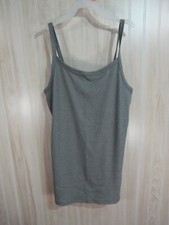 New No Boundaries Ribbed Cami Size M 7 9 Juniors Gray Pull Over Straps Casual